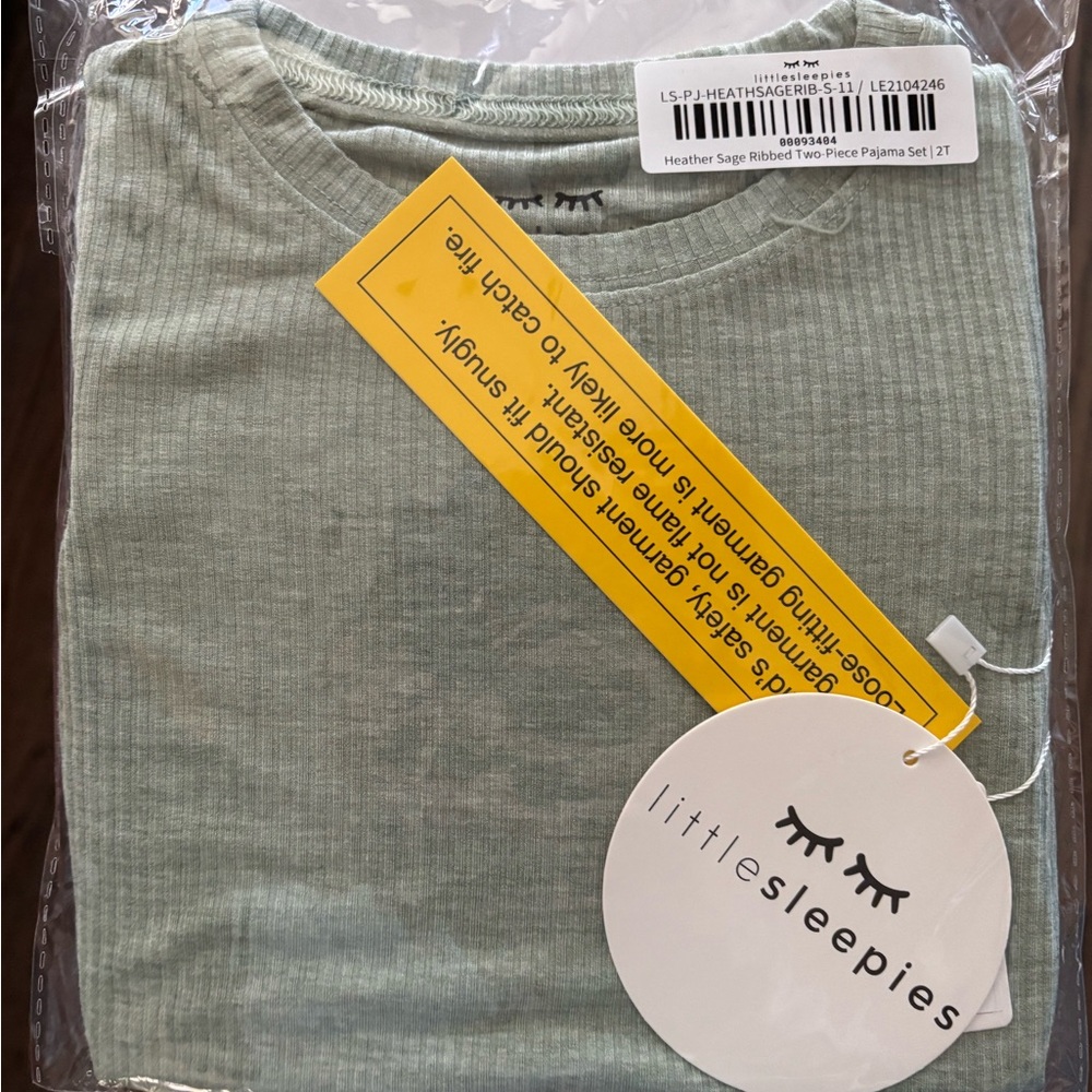 NWT little sleepies 2 piece